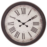30 Antique Bronze Baldaud Roman Numeral Wall Clock Walmart