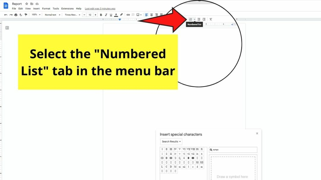 How To Do Roman Numerals In Google Docs In 6 Easy Steps