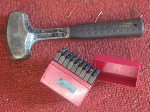 Model T Ford Forum Tool For Stamping Block Numbers Metal Stamps Help