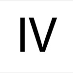 Roman Numeral 4