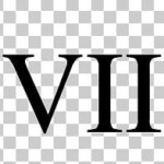 Roman Numeral 7 PNG Clipart Miscellaneous Roman Numerals Free PNG