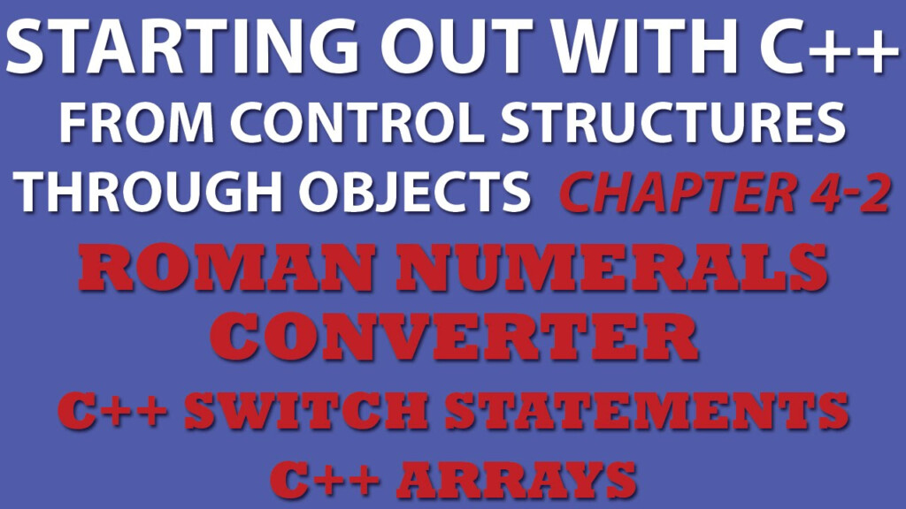 C Program Convert Decimal Roman Numerals Scenesoftgo