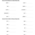Converting Compact Roman Numerals Up To M To Standard Numbers A